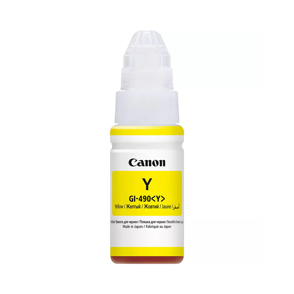 Canon PIXMA 490 Yellow Ink Bottle /زجاجة حبر أصفر Canon PIXMA 490