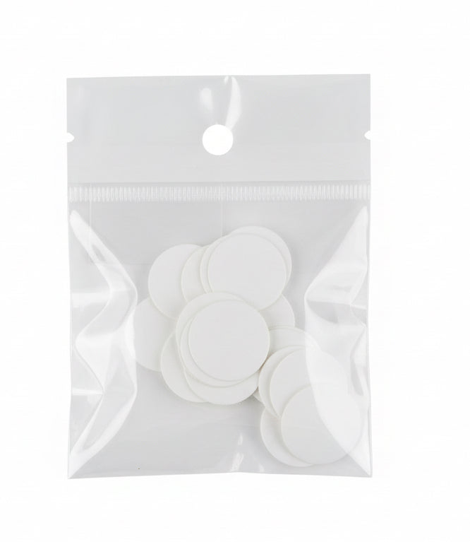 Round shape white craft card / ورق كرافت أبيض بشكل دائري
