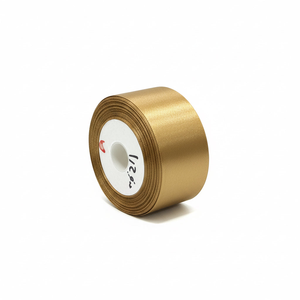 Ribbon 5cm gold/ شريط