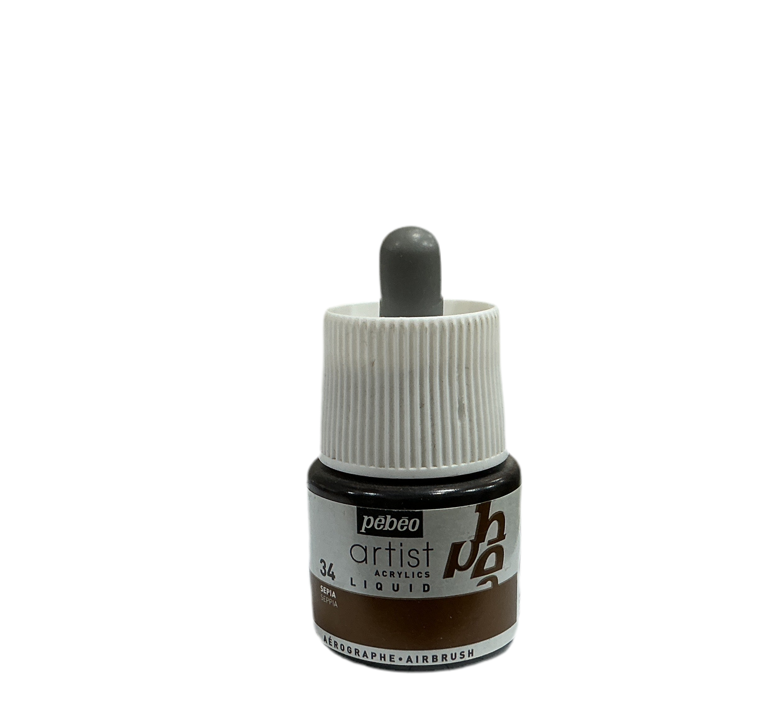 pebeo artist acrylics LIQUID 34 sepia / بيبو أرتيست أكريليك سائل 34 سيبيا