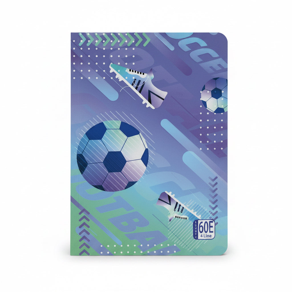 Kids NoteBook 60 English Sheets – Football / دفتر أطفال إنجليزي – ٦٠ ورقة – كرة القدم