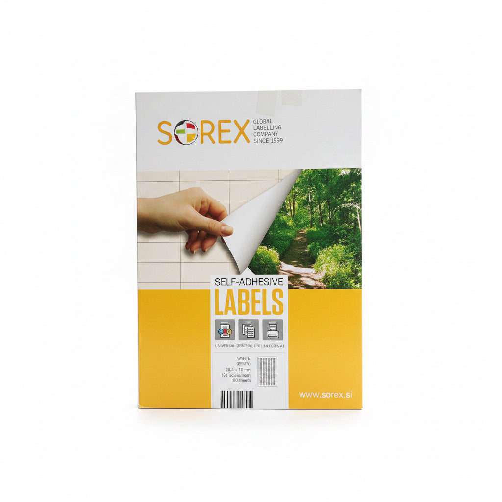 Sorex Self Adhesive Labels / ملصقات سوركس