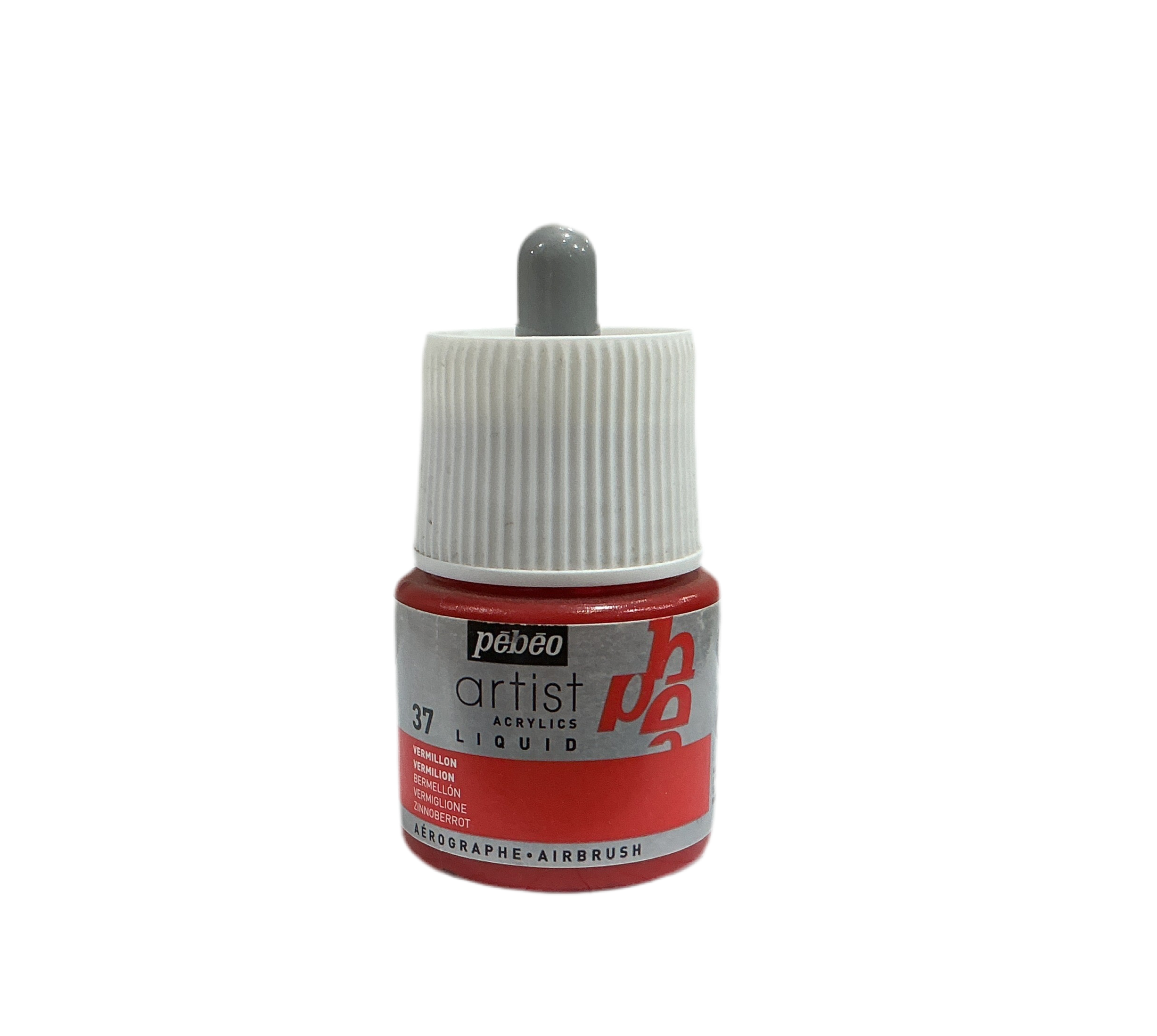 pebeo artist acrylics LIQUID 37 vermilion / بيبو أرتيست أكريليك سائل 37 فيرمليون