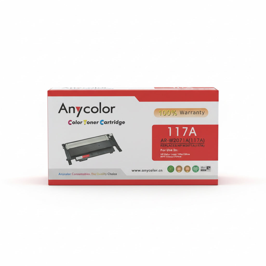 Anycolor Toner Cartridge 117A Cyan / خرطوشة حبر تونر