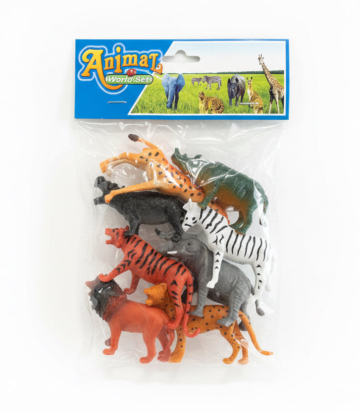 Plastic Jungle animals / حيوانات الغابة البلاستيكية