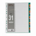 Excel 31 Index Divider A4 / إكسل 31 فاصل فهرس A4