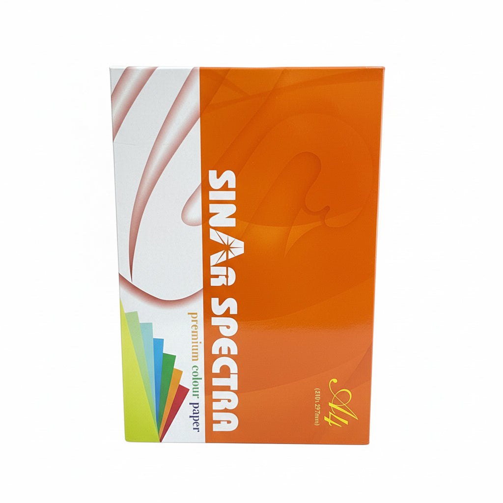 SINAR SPECTRA sheets 80 gsm Saffron / أوراق سينار سبيكترا 80 جم/م²