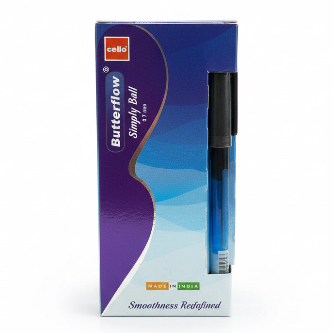 Cello butterflow Black 0.7mm x12 / سيليو باترفلو 0.7 مم ×12