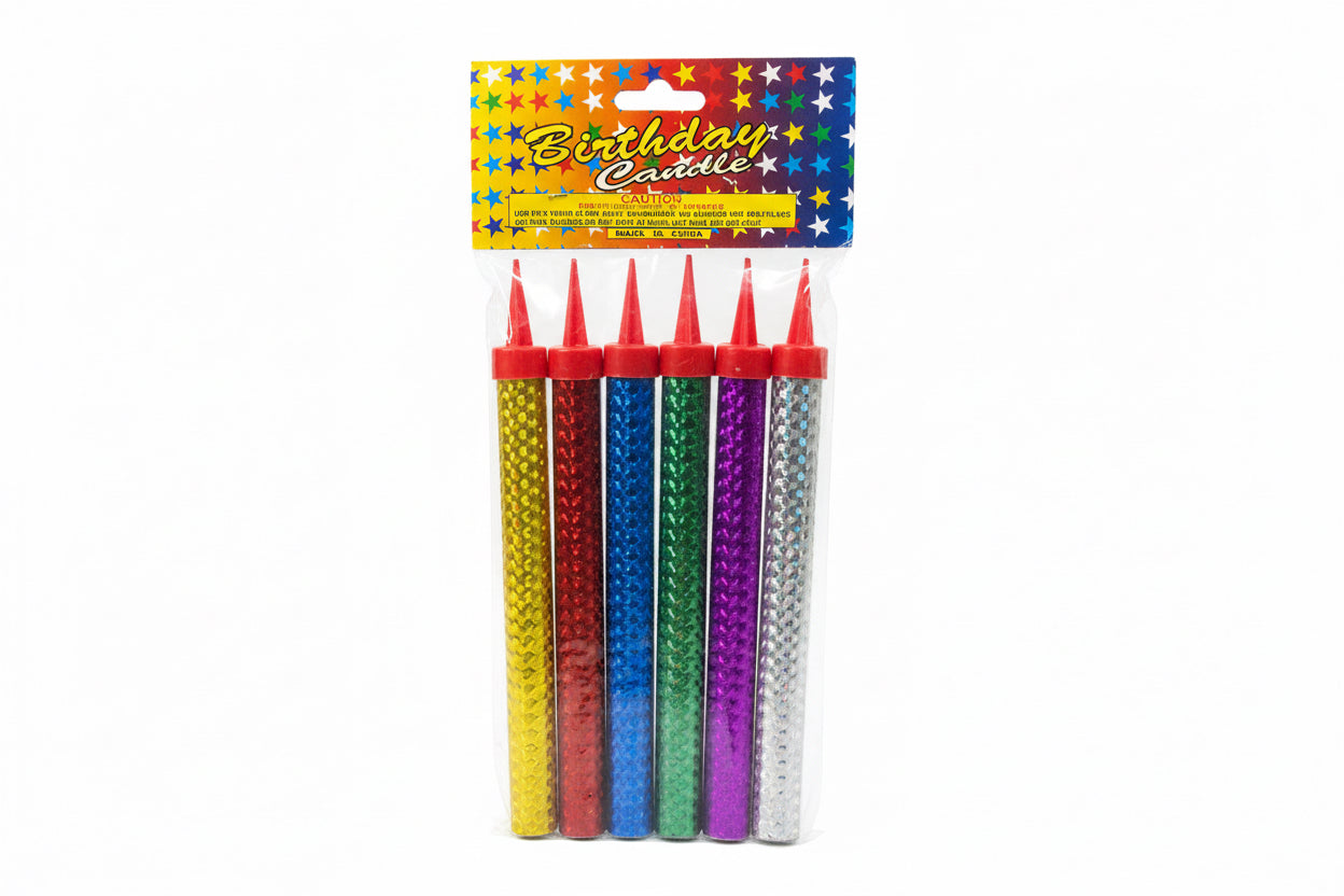 Birthday Candles 6 pcs / شمعة عيد ميلاد