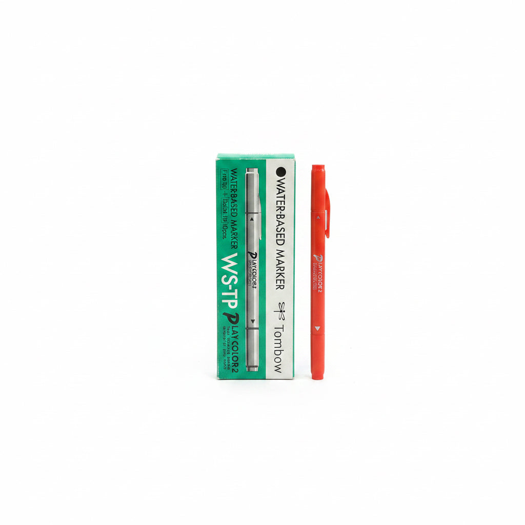 Tombow WATER-BASED MARKER x10 Orange / تومبو ماركر مائي برتقالي 10 قطع