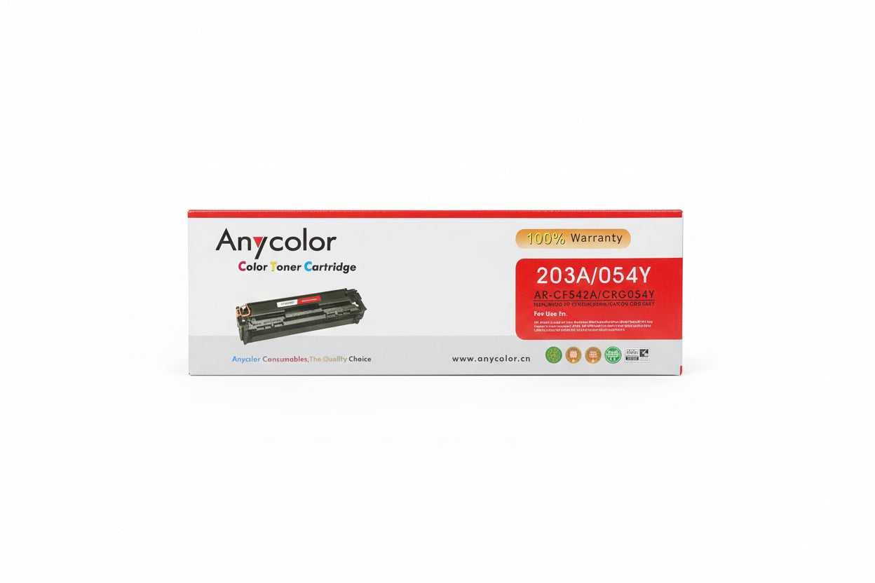 Anycolor Toner Cartridge 203A/054Y Yellow / خرطوشة حبر تونر