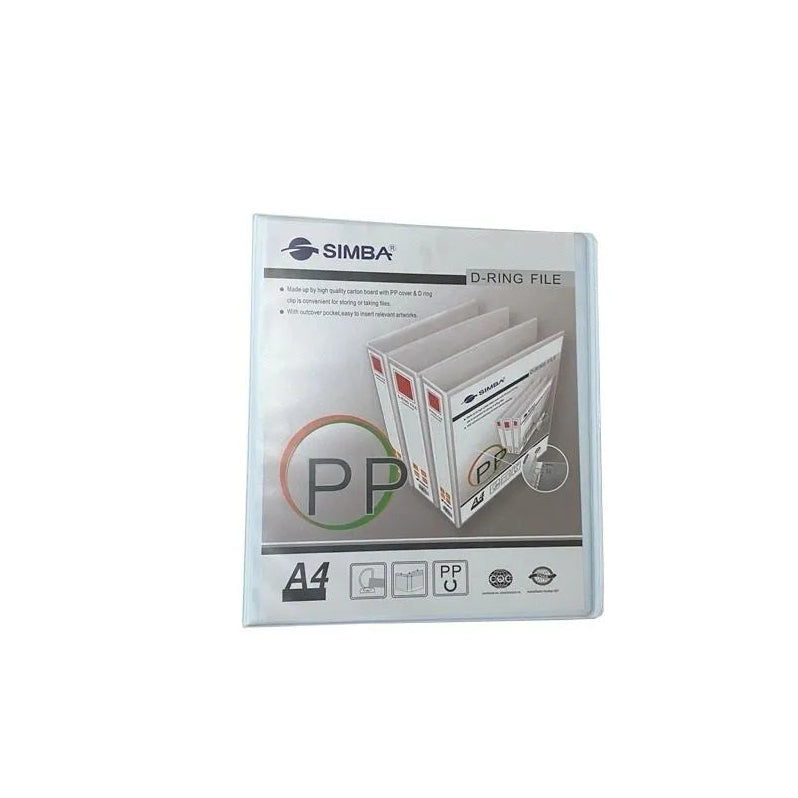 SIMBA D-RING FILE A4 4-D 3"