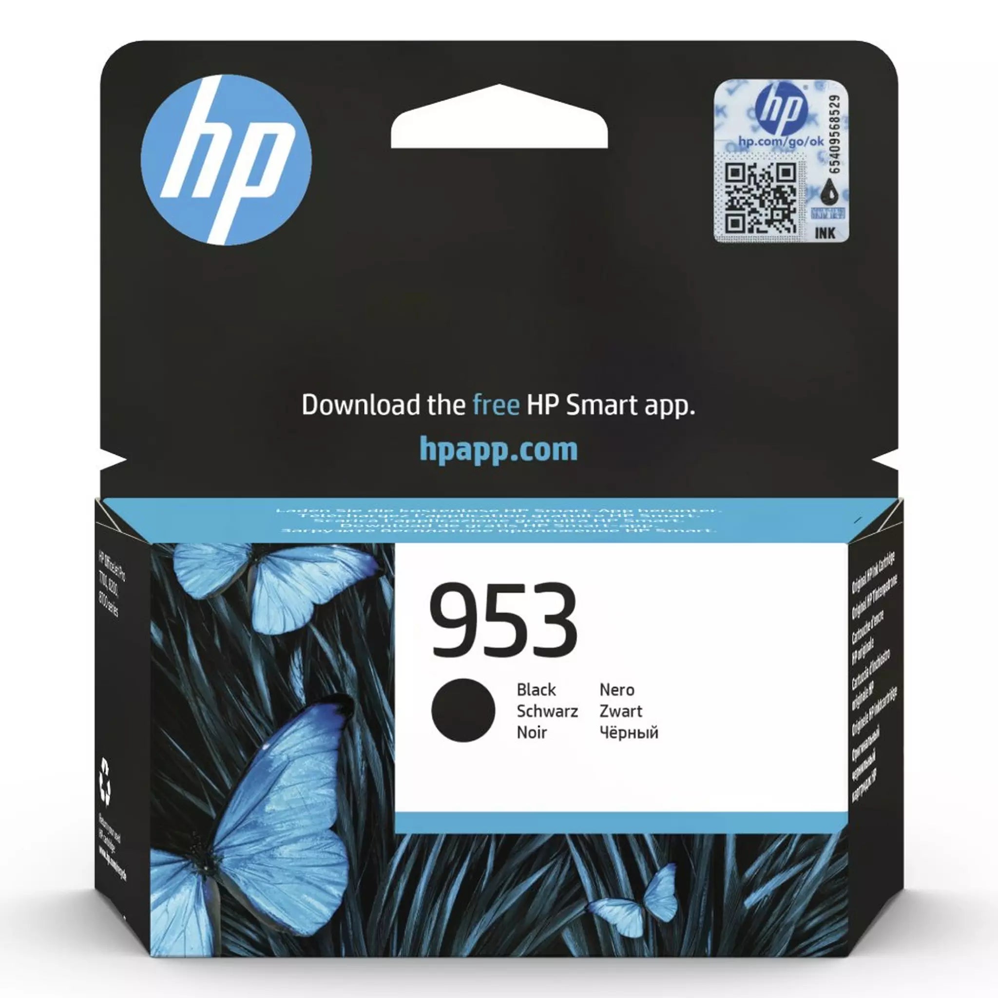 Original HP Ink Cartridge 953 Black 900* pages / خرطوشة حبر أصلية HP 953 أسود 900* صفحة