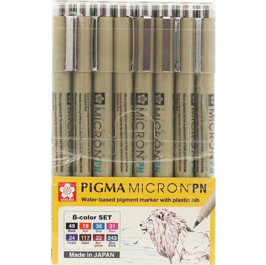 Sakura Pigma Micron 8 Pcs Marker / ساكورا بيغما ميكرون