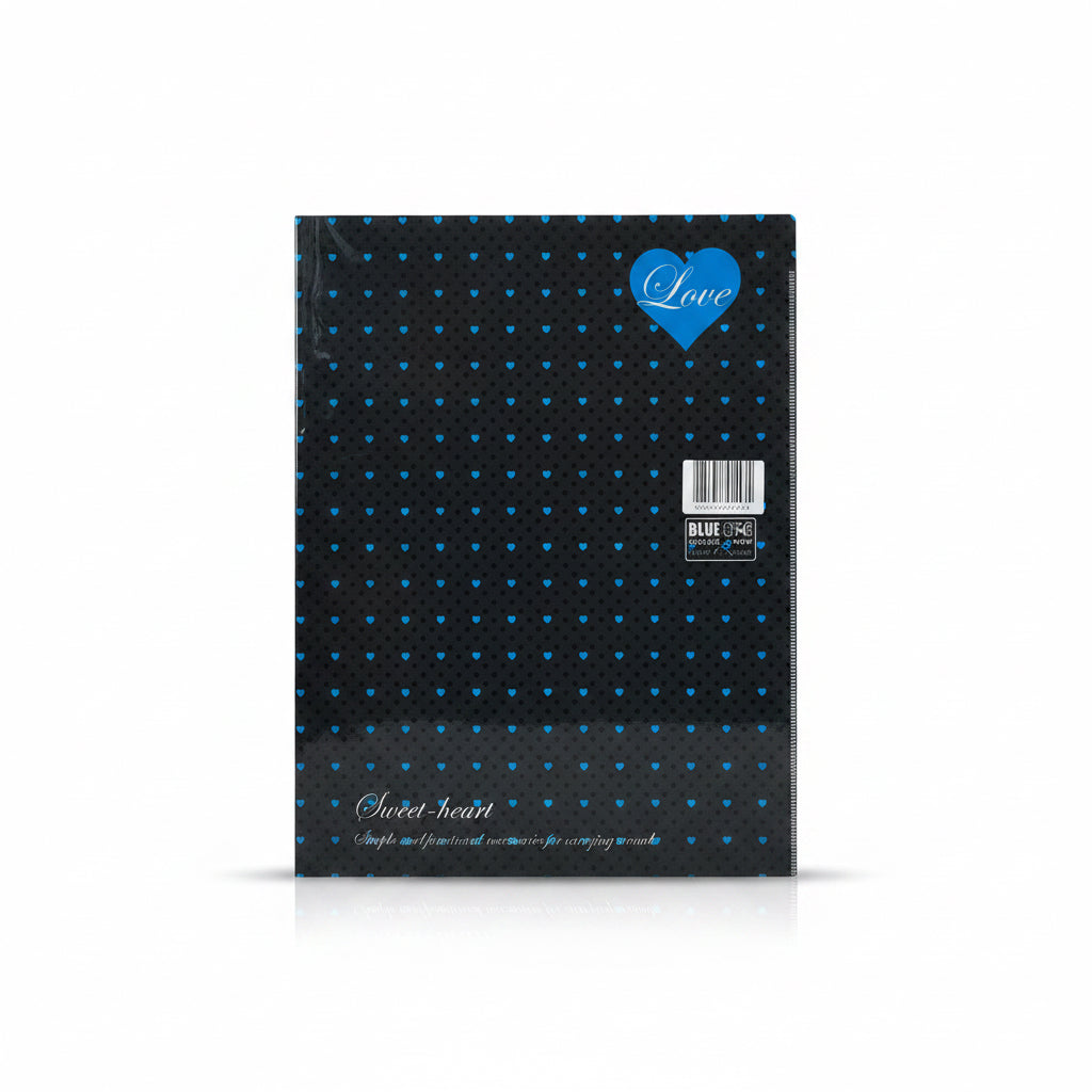 BLUE STAR Clear Plastic folder / ملف بلاستيكي شفاف بلو ستار