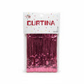 Red Pink Party Curtain / ستارة حمراء وردية