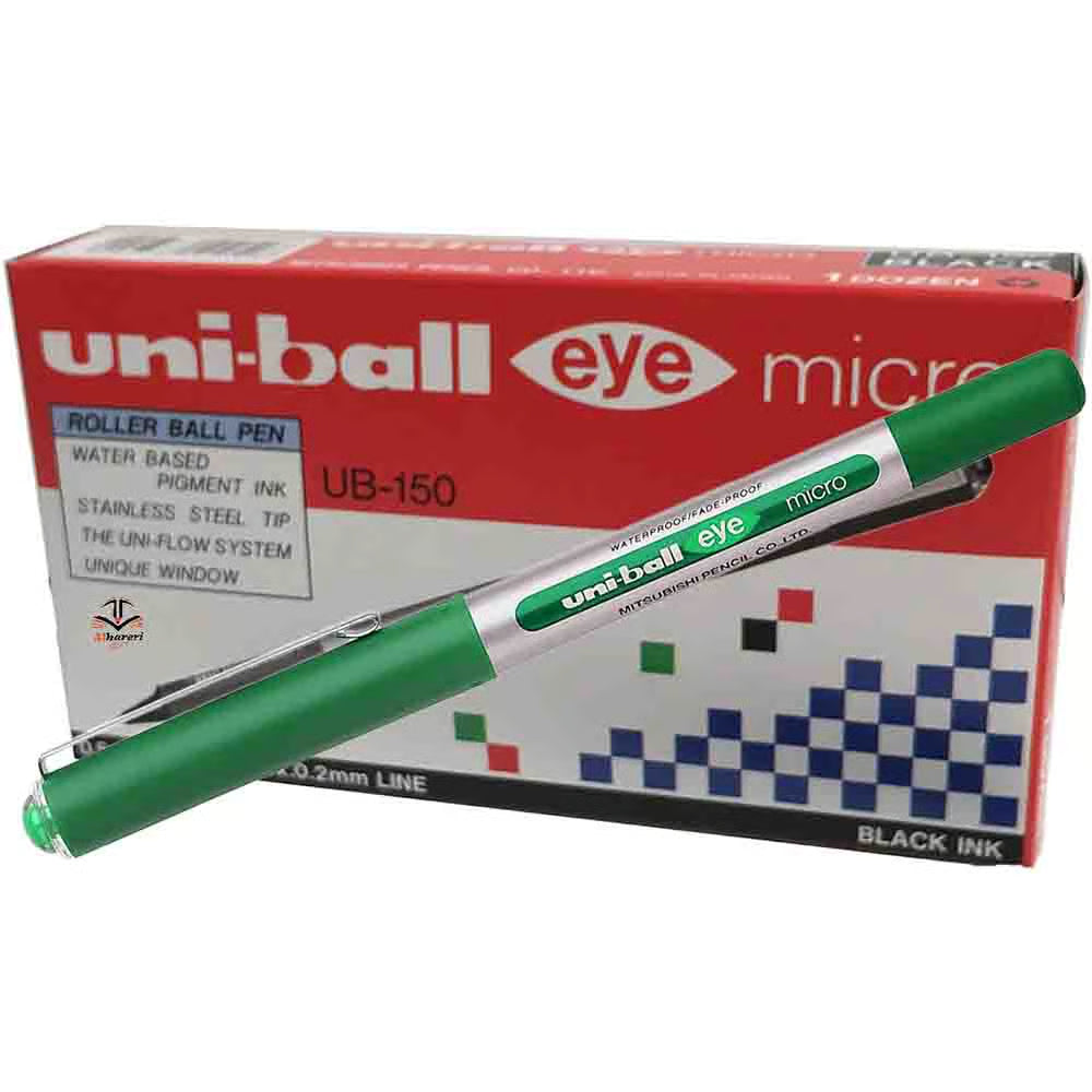 uni-ball eye micro UB-150 Green / يوني بول آي مايكرو UB-150 أخضر