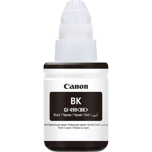 Canon PIXMA 490 BK Ink Bottle / زجاجة حبر اسود Canon PIXMA 490