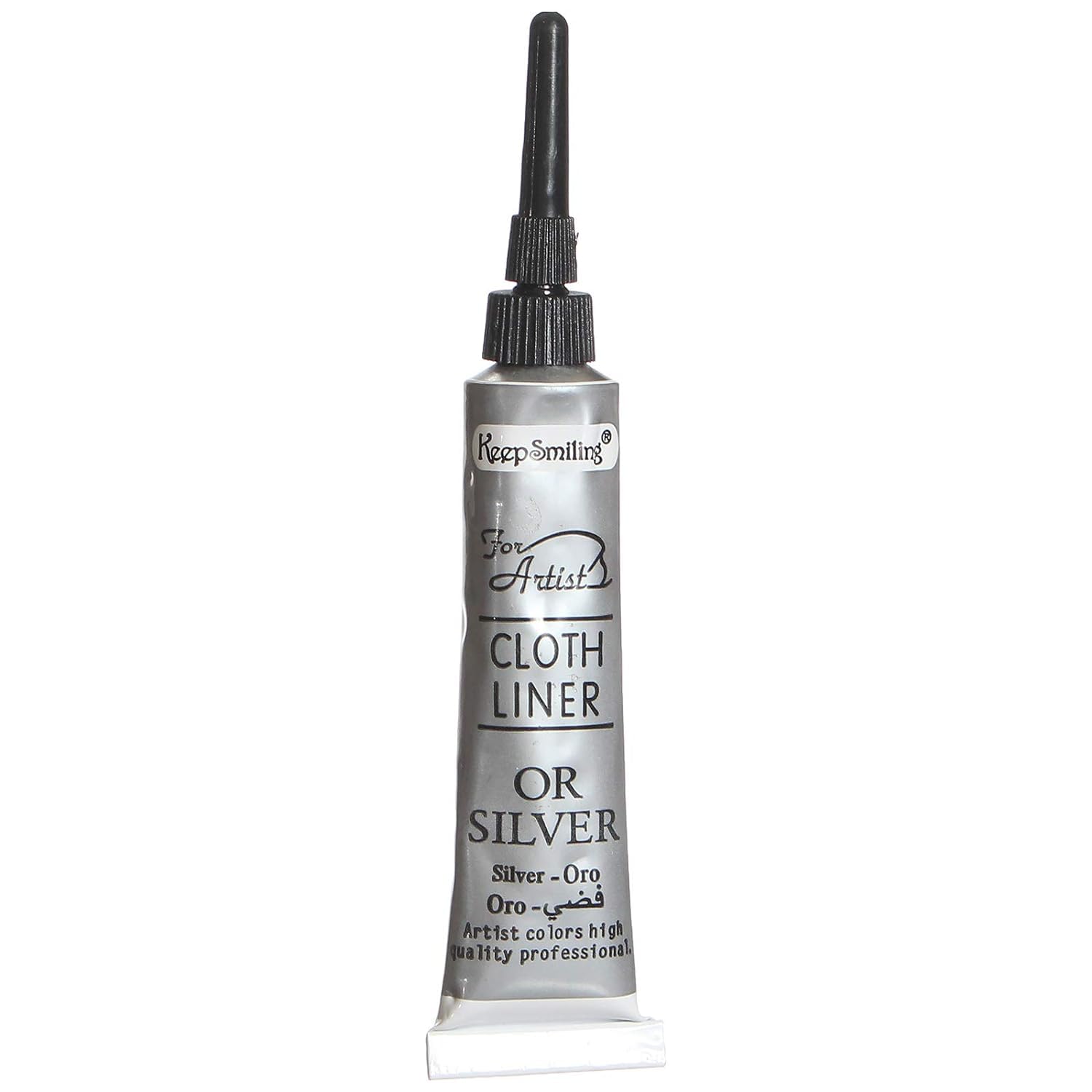 Keep smiling GLASS LINER SILVER / استمر في الابتسام – محدد زجاجي فضي