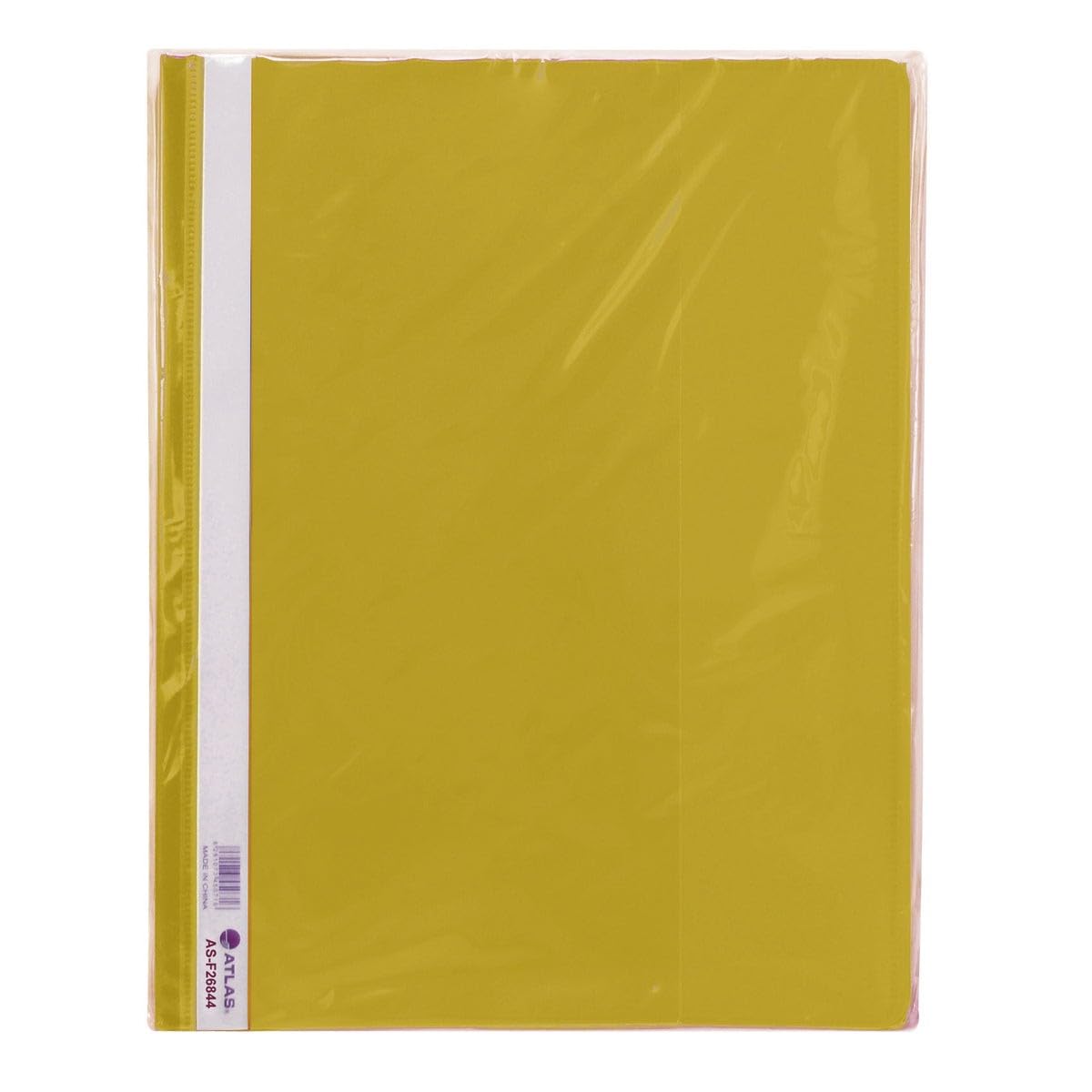 Atlas A4 File Folder – Yellow (12 Pieces) / ملف أطلس A4 – أصفر (12 قطعة)