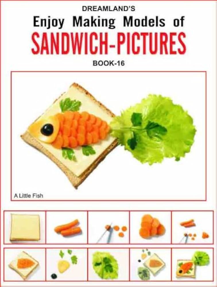Enjoy making models of sandwich‑Pictures Book 16 / استمتع بصنع صور السندويشات كتاب 16