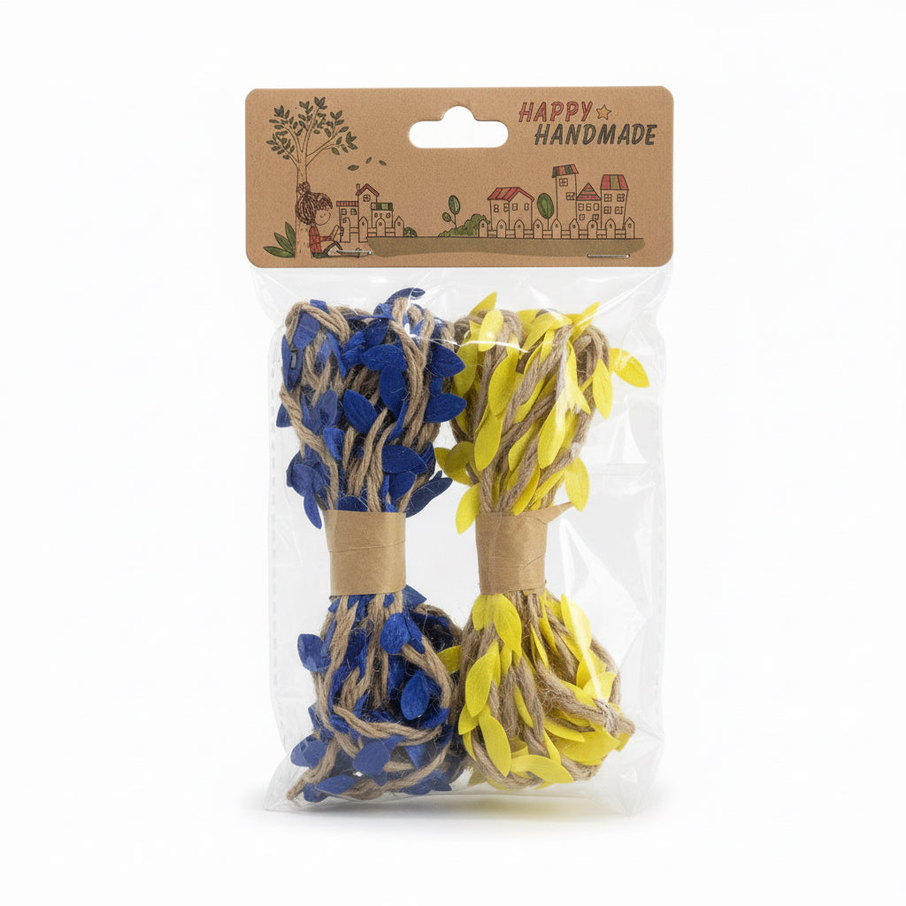 Yarn with little leaves / خيط بأوراق صغيرة