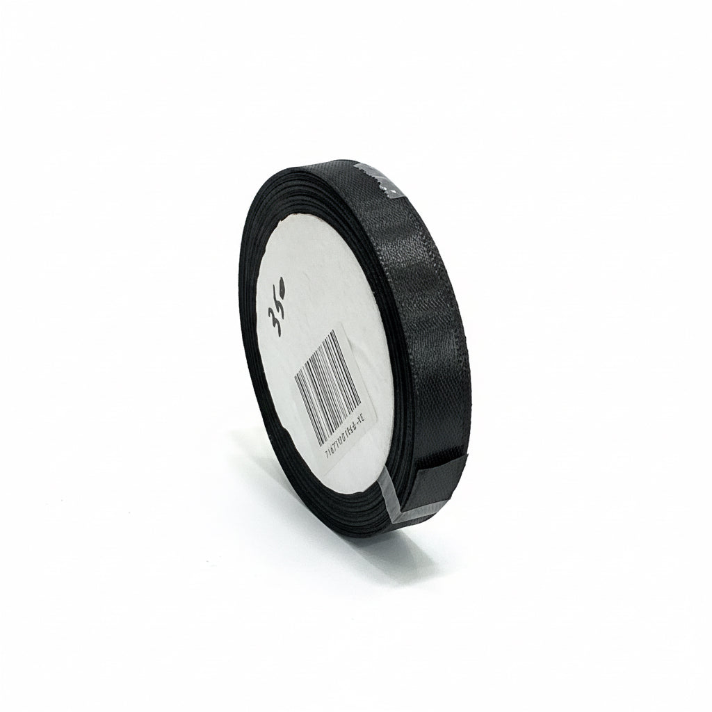 Ribbon 1.2cm Black / شريط