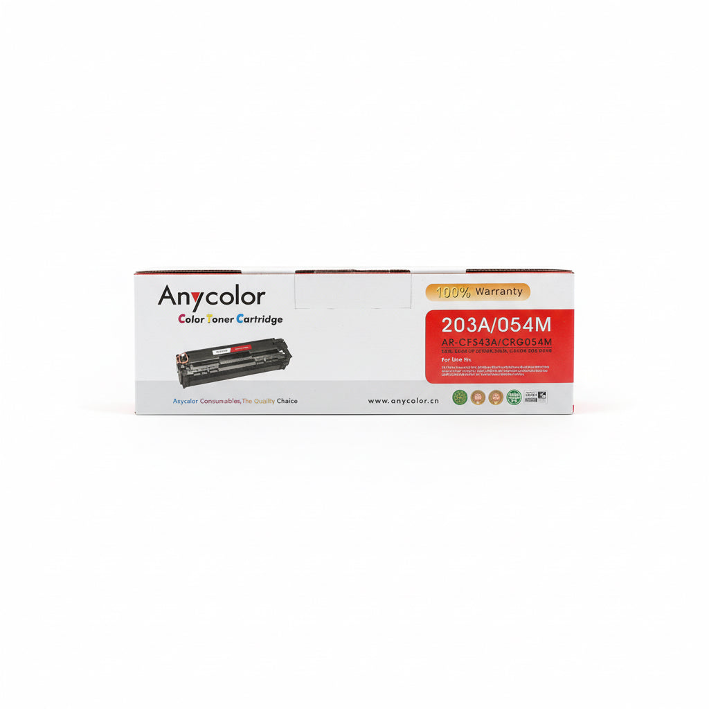 Anycolor Toner Cartridge 203A/054Y Magenta / خرطوشة حبر تونر