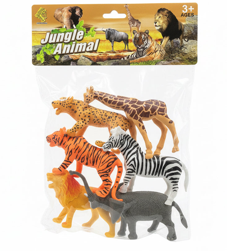 Plastic Jungle Animals Shapes/ حيوانات الغابة البلاستيكية