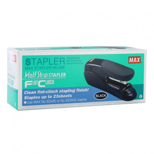 MAX Half strip STAPLER HD-50F twin lever / دباسة نصف شريط من ماكس، طراز HD-50F، بمقبض مزدوج