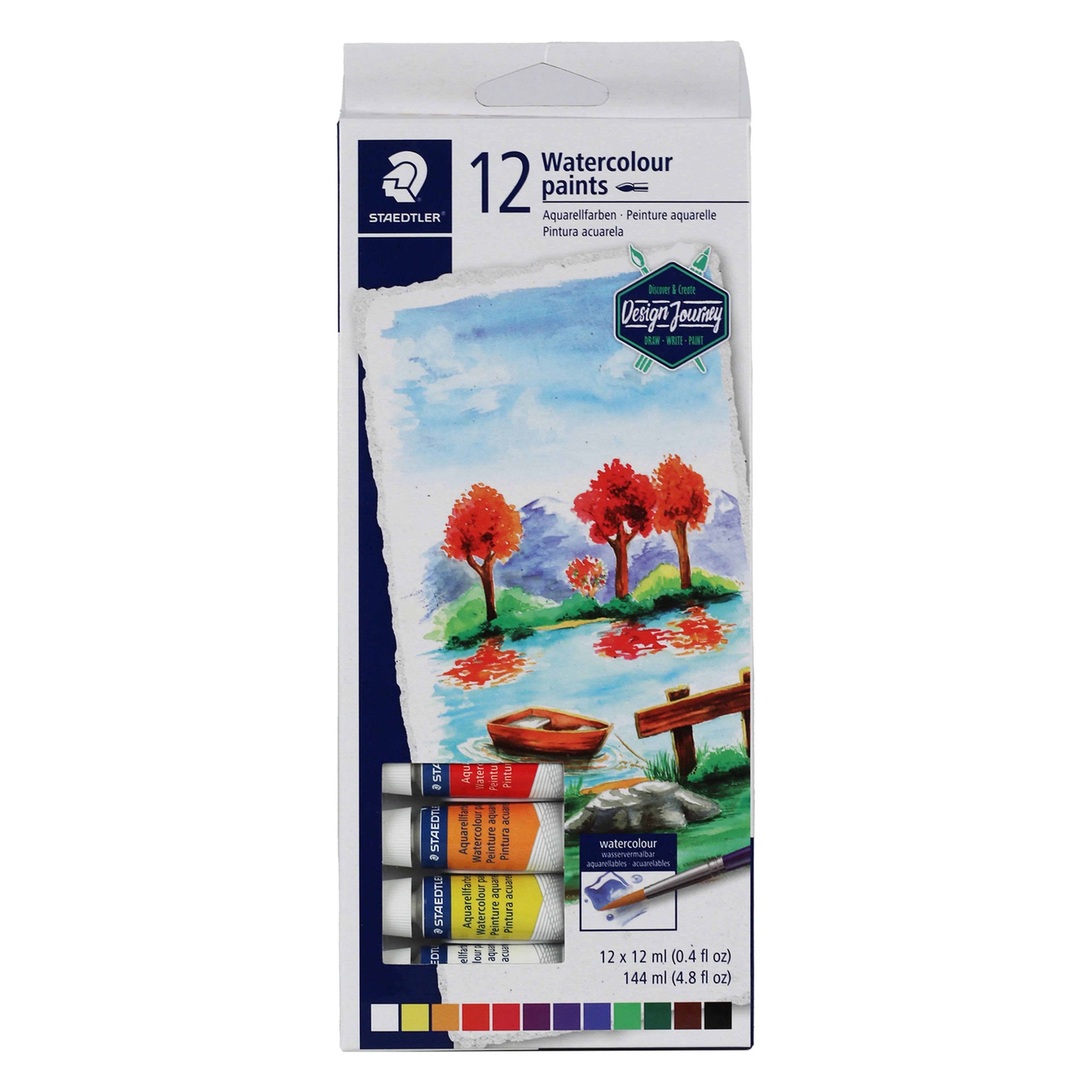 STAEDTLER 12 Watercolour paints / ألوان مائية ستيدتلر – 12 لون