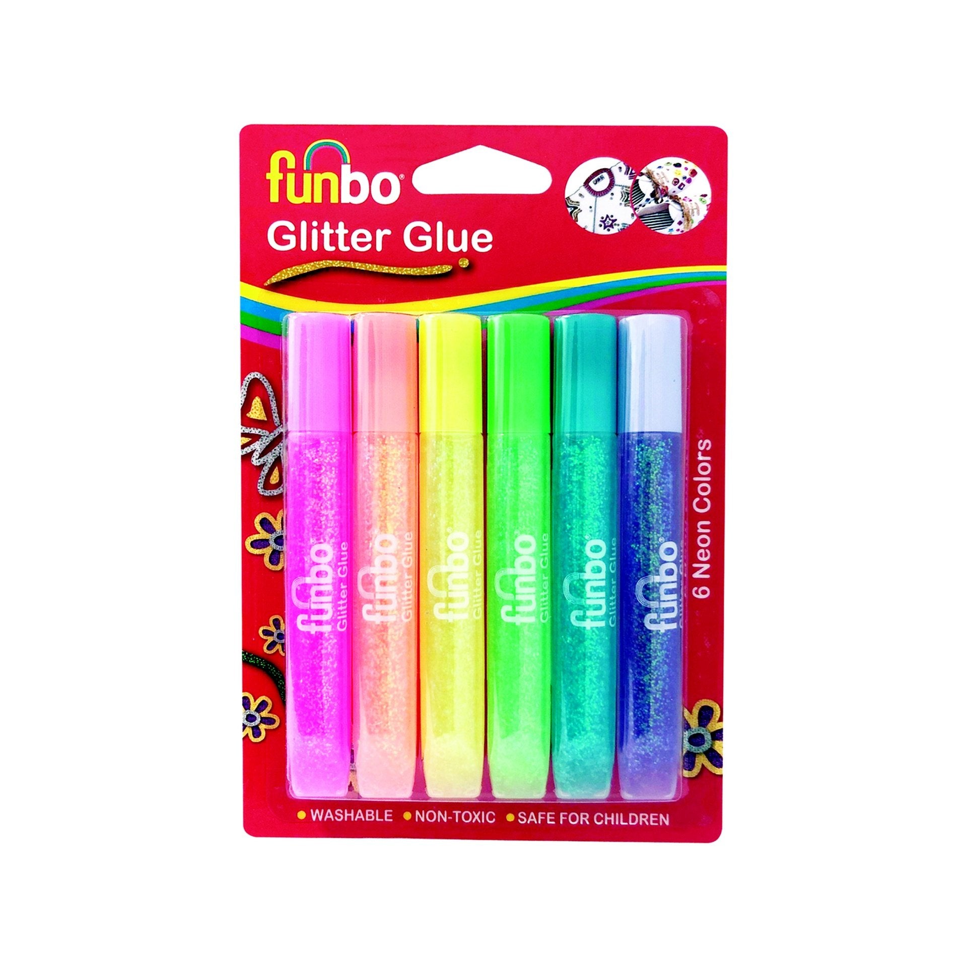 funbo Glitter Glue 6 / صمغ جليتر فنبو 6