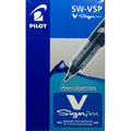 Pilot SW-VSP V sign Pen x12 Black / بايلوت SW-VSP قلم توقيع V ×12 أسود