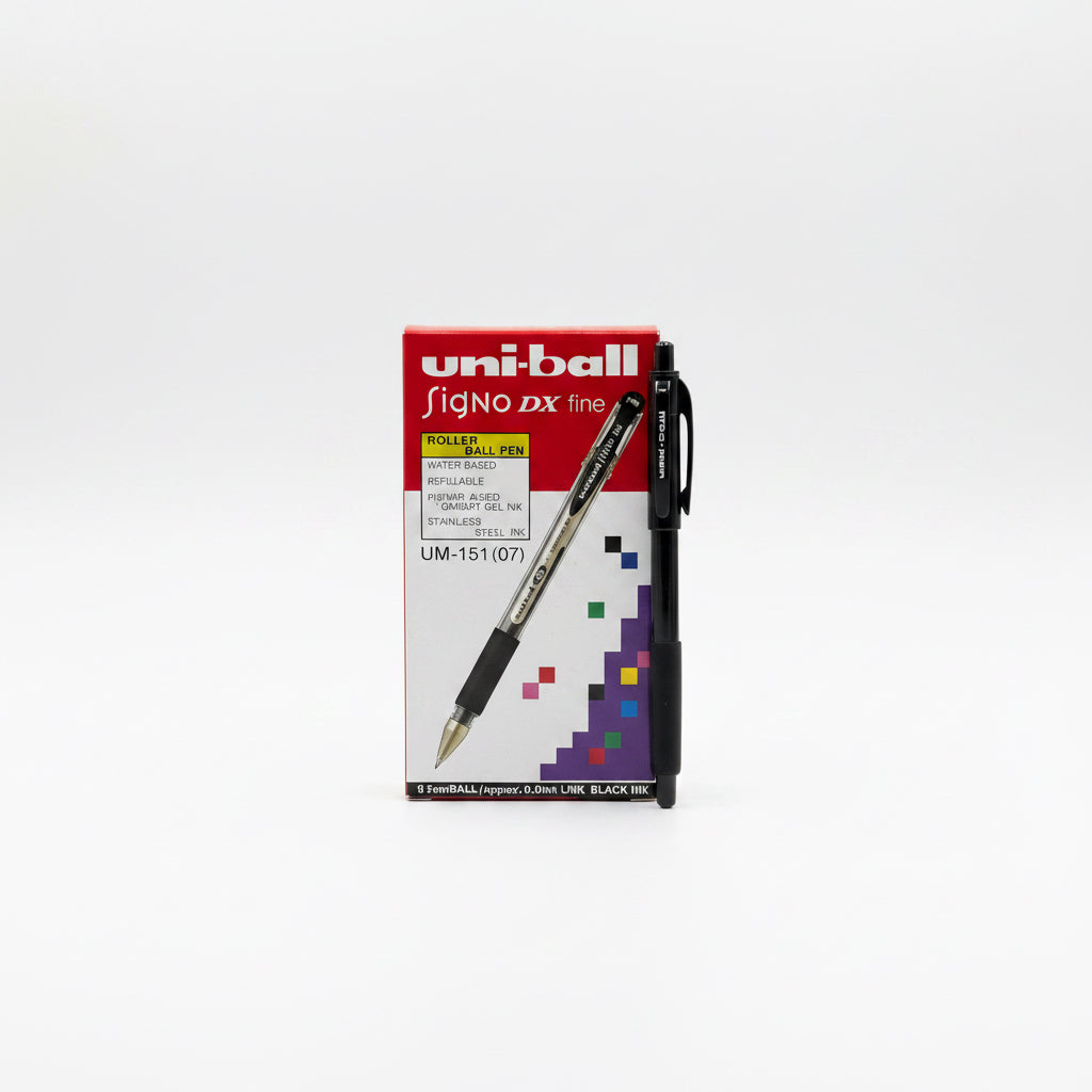 uni-ball DX fine UM-151(07) 0.7m Black / يوني بول DX فاين UM-151(07) 0.7 مم أسود