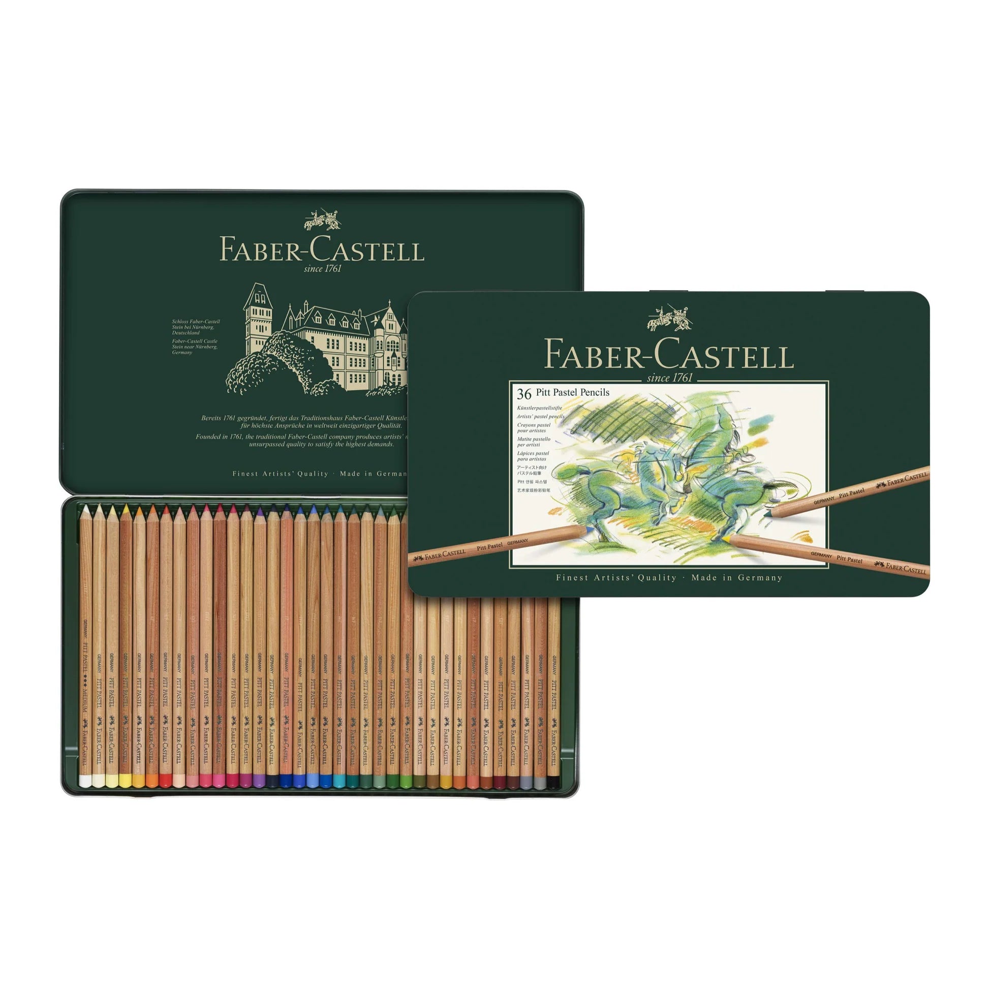 Faber-castell 36 Pitt Pastel Pencils / أقلام باستيل بيت فابر-كاستل – 36 قطعة