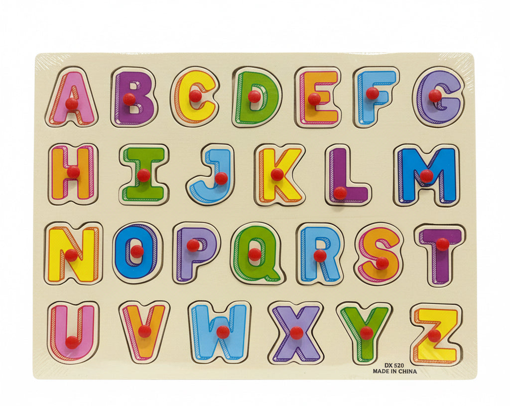 Wooden English alphabet / الأبجدية الإنجليزية الخشبية