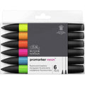 WINSOR & NEWTON promarker neon 6 pcs / أقلام ونسور آند نيوتن بروماكر نيون (عدد 6)