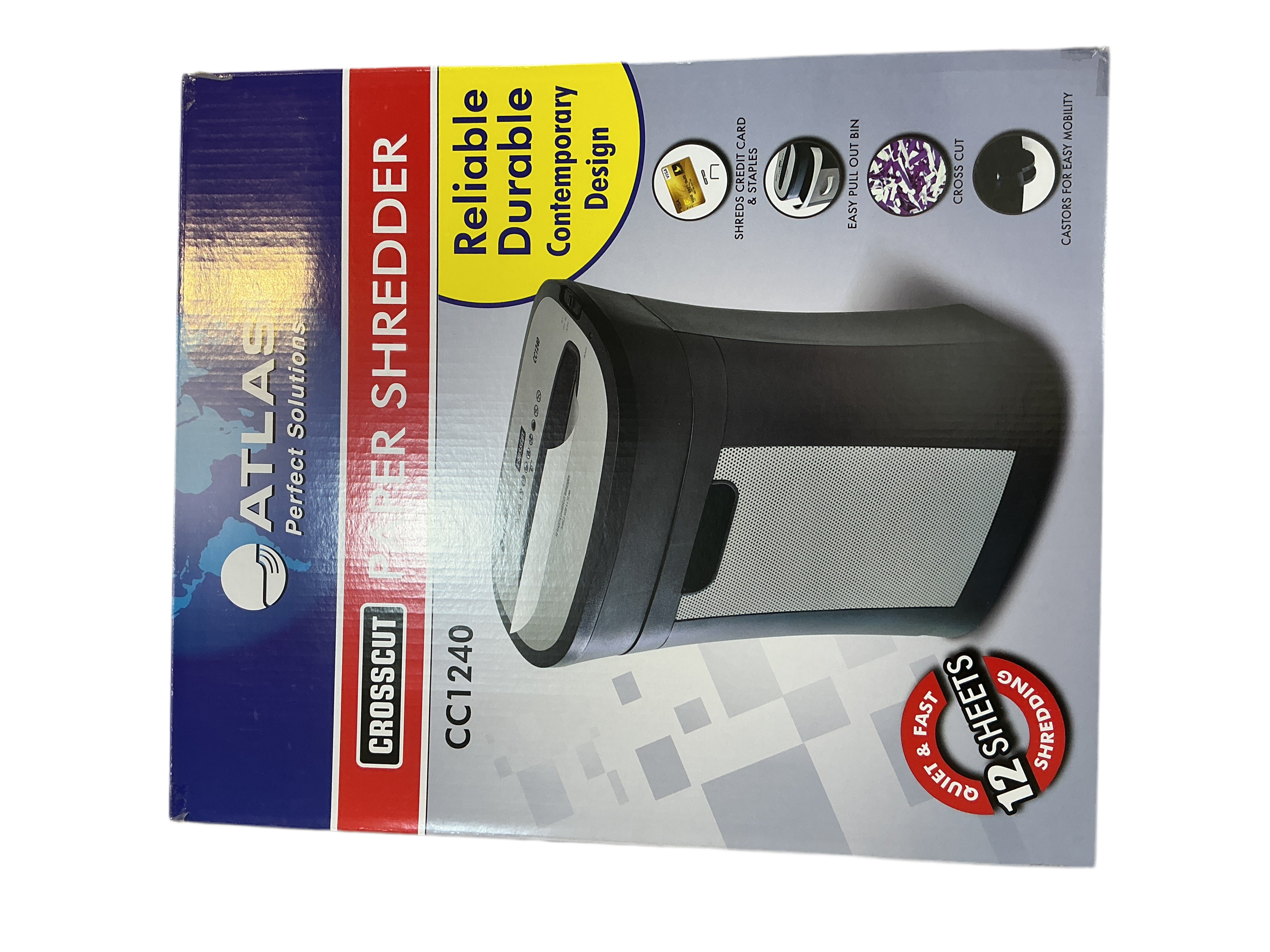 Atlas CROSSCUT Paper Shredder / فرّامة ورق أطلس كروس كت