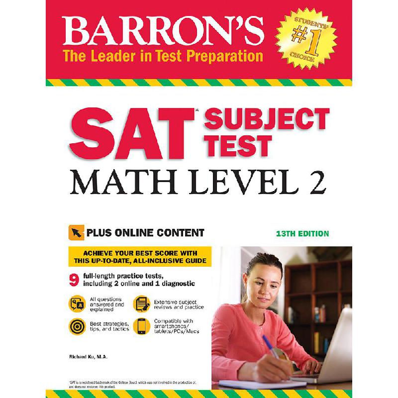 Barron's SAT Test Preparation MATH lvl 2 / بارونز للتحضير لاختبار SAT - المستوى الثاني في الرياضيات