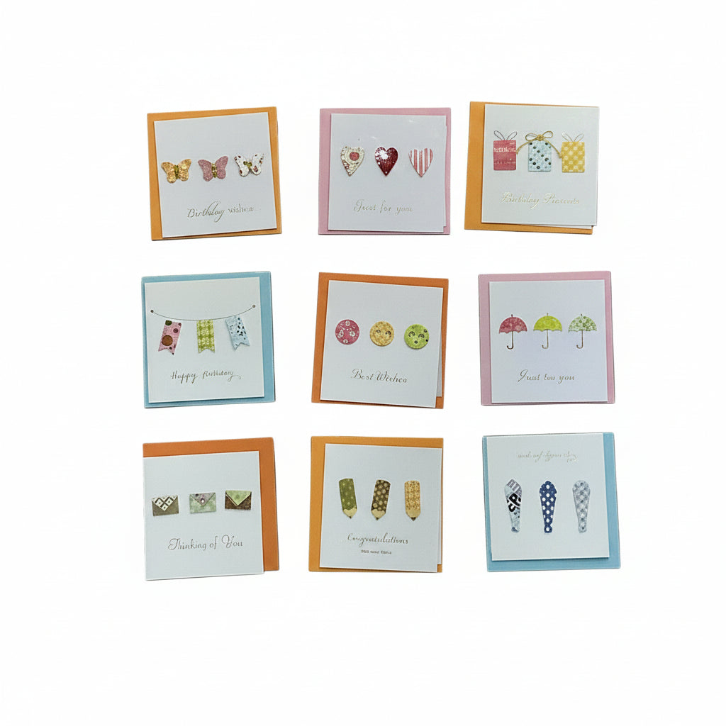 Wishing Cards Multicolour / بطاقات تهنئة متعدد الألوان