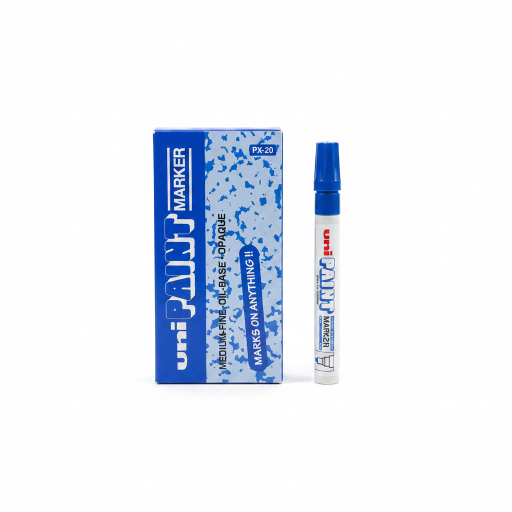 uni PAINT MARKER PX-20 Medium-Fine x12 blue/ يوني ماركر دهان PX-20متوسط-دقيق ×ازرق