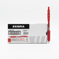 Zebra Sarasa Clip 0.7 Gel Rollerball Red x10 / زيبرا ساراسا كليب 0.7 قلم جل أحمر 10 قطع