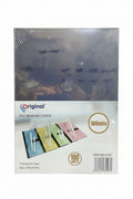 Original PVC Binding Cover A4 – transparent clear, 180 micron, 100 sheets / غلاف تجليد PVC أوريجينال مقاس A4 – شفاف، 180 ميكرون، 100 ورقة