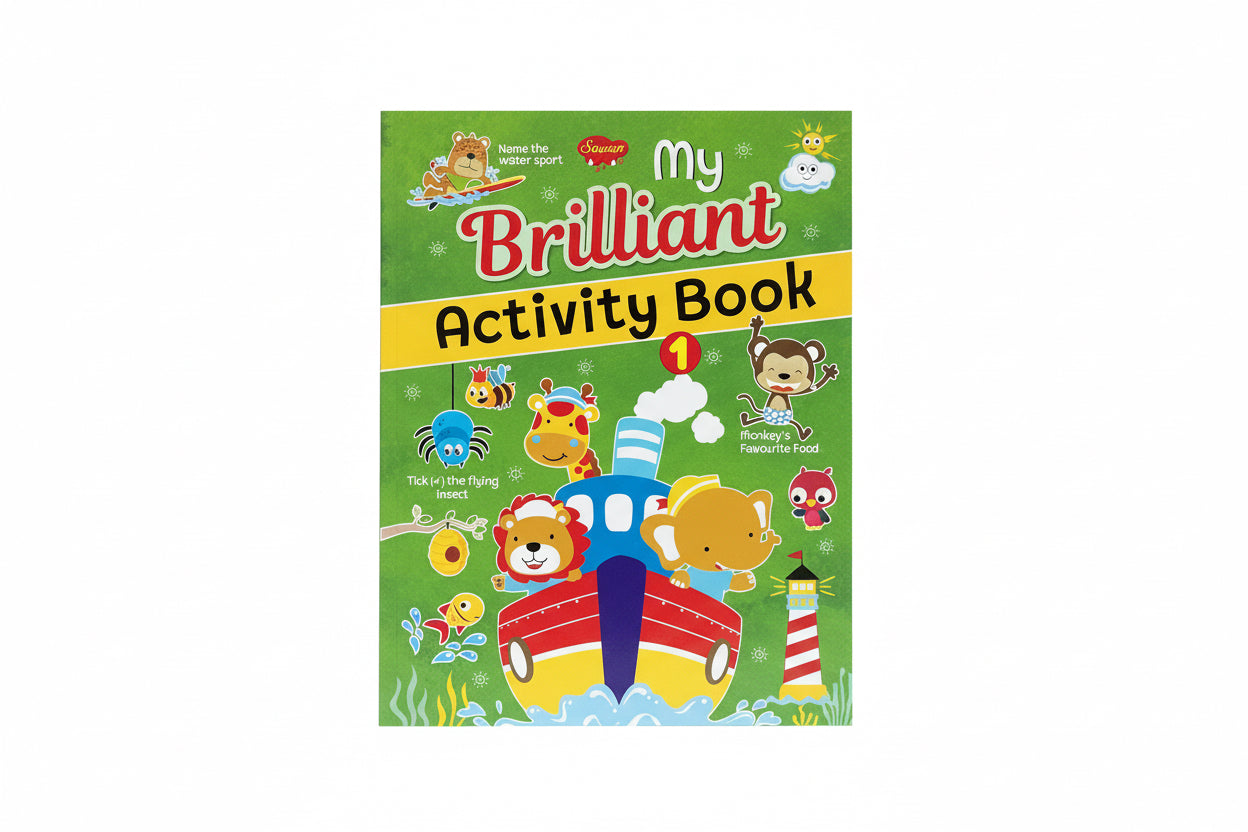 My Brilliant Activity Book 1 / كتاب النشاط الرائع الخاص بي الجزء 1