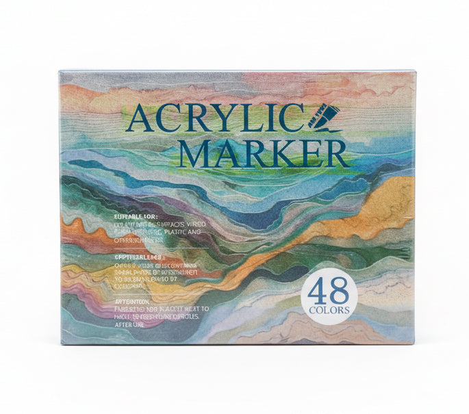ART WALKER Acrylic Markers – Pack of 48 / أقلام أكريليك – 48 قلم