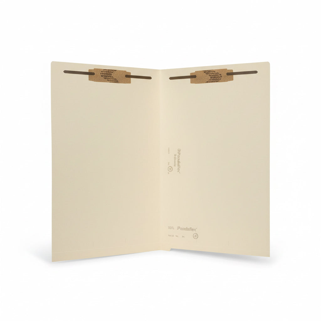 Pendaflex End tab File folders with fasteners 50pcs / مجلدات بحافة نهائية مع مشابك بندافليكس