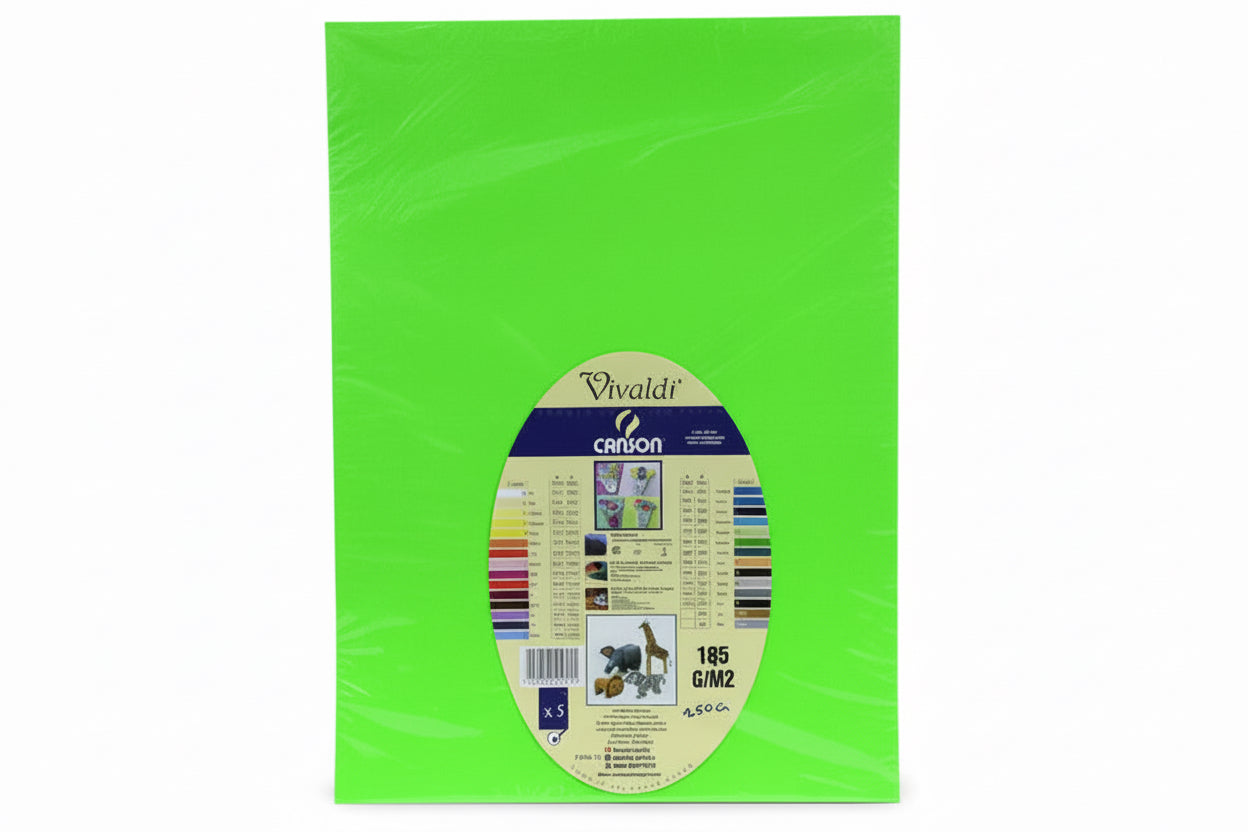 Vivaldi Canson Paper A3 185 gsm 5x / ورق كانسون فيفالدي 185 جم/م² ×5 A3