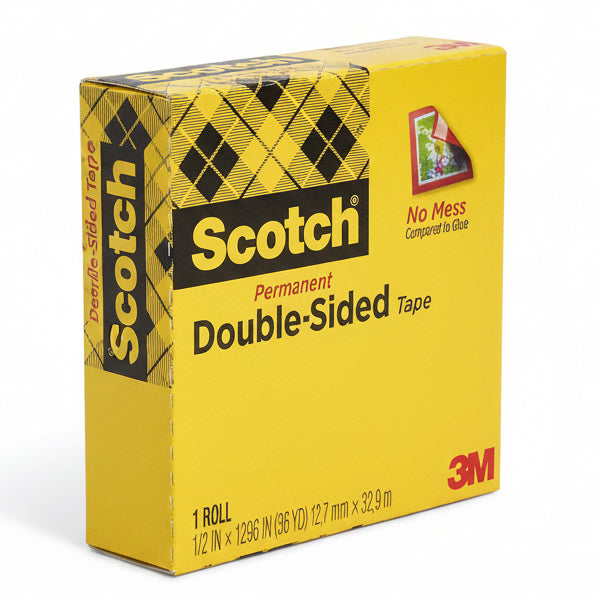 Scotch Permanent Double-sided Tape / شريط لاصق مزدوج الوجه سكوتش دائم