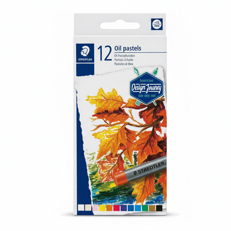 Staedtler 12 oil pastels / ستدلر 12 باستيل زيتي
