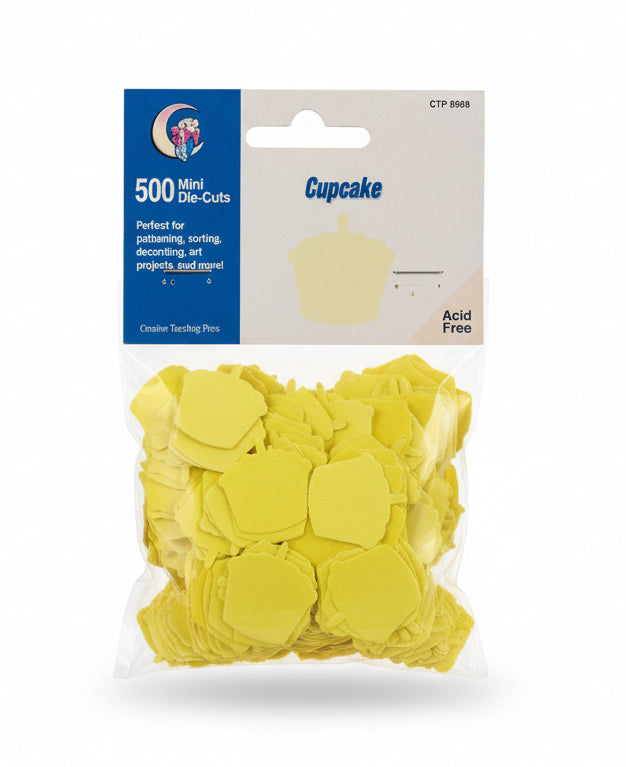 500 mini Die-cuts Cupcake / 500 قصاصات صغيرة على شكل كب كيك